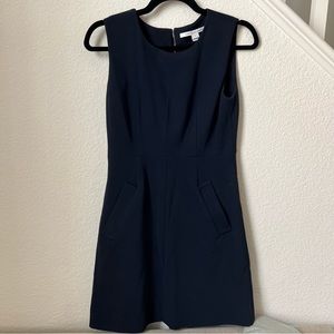 diane von furstenberg navy dress